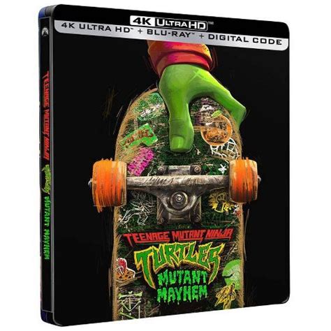 turtle brothers mutant mayhem steelbook